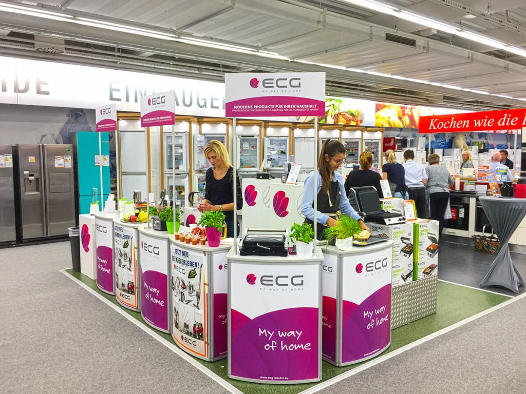 ECG reklaminė išvyka į Vokietijos parduotuves