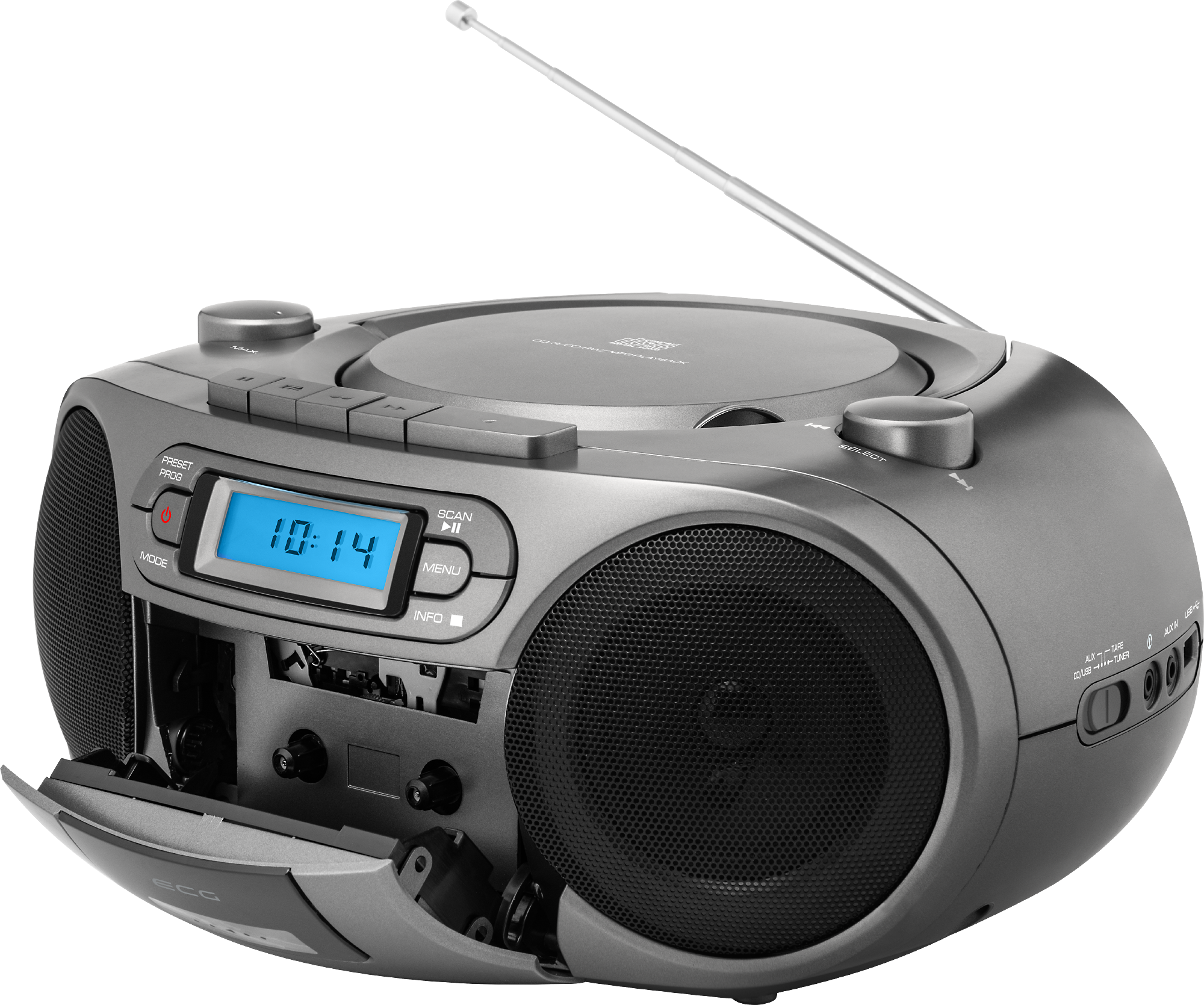 ECG CDR 999 DAB - DAB + / FM radio with CD / Cassette player