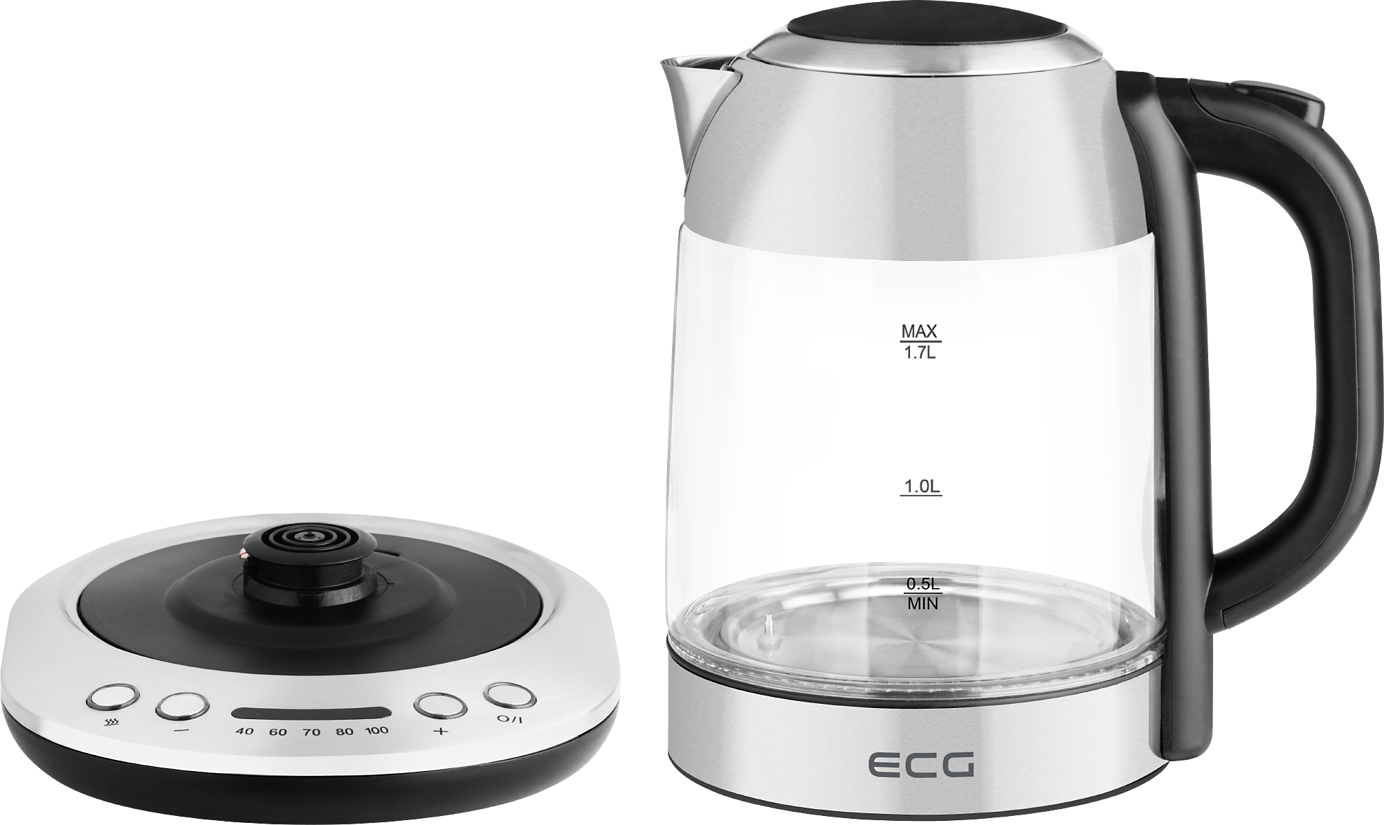 ECG RK 1781 Glass - Electric kettle